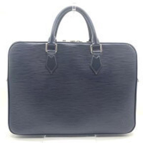 Louis Vuitton Epi Dandy Briefcase Navy Blue Business Bag - Picture 1 of 6